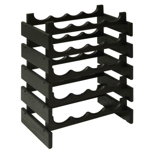 Razoredge 20 Bottle Dakota Wine Rack, Black RA3264175